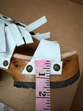 Load image into Gallery viewer, Sol Caleyo Wild Soul Boho Platform Boots | Ivory | EU 38