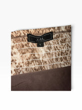 Load image into Gallery viewer, VIBE Sportswear Leopard Floral Strapless Asymmetrical Dress L NWT