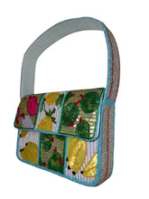 Load image into Gallery viewer, Handmade Beaded Tropical Baguette Bag
