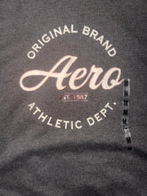 Load image into Gallery viewer, Aéropostale Aero Athletic Dept Graphic Hoodie – Charcoal Gray