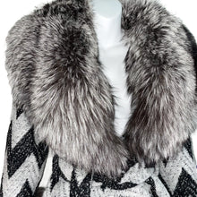 Load image into Gallery viewer, Charlie Brown Fox Fur Cashmere Wool Coat