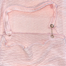 Load image into Gallery viewer, Pink Sheer Bandeau Halter Dress w/Fashion Pin Closure