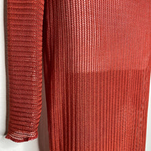 Load image into Gallery viewer, Copper Turtleneck See Through Mesh Dress