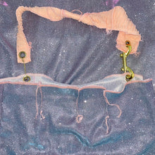 Load image into Gallery viewer, Glitter Bandeau Halter Dress w/Bolt Snap Hook Closure x Fashion Pin Closure