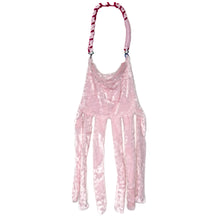 Load image into Gallery viewer, Pink Faux Fur Fringe Crossbody Tote Bag