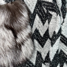 Load image into Gallery viewer, Charlie Brown Fox Fur Cashmere Wool Coat