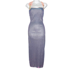 Load image into Gallery viewer, Glitter Bandeau Halter Dress w/Bolt Snap Hook Closure x  Fashion Pin Closure

