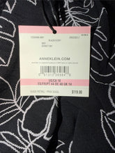 Load image into Gallery viewer, Anne Klein Floral Belted Fit &amp; Flare Dress | Black &amp; Ivory
