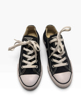 Load image into Gallery viewer, Converse Chuck Taylor All Star | Black Canvas Kids Low-Top Sneakers

