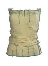 Load image into Gallery viewer, Yellow Ribbed Backless Top
