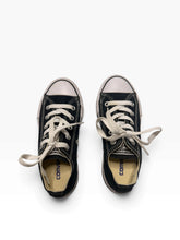 Load image into Gallery viewer, Converse Chuck Taylor All Star | Black Canvas Kids Low-Top Sneakers
