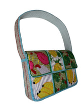 Load image into Gallery viewer, Handmade Beaded Tropical Baguette Bag
