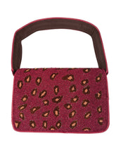 Load image into Gallery viewer, Handmade Beaded Leopard Bohemian Baguette Bag

