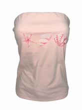 Load image into Gallery viewer, Frankee &amp; Skylarr Pink Seashell Tube Top – Medium
